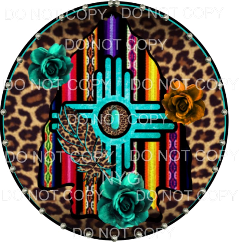 Indian arrow head serape Sublimation transfers - Heat 