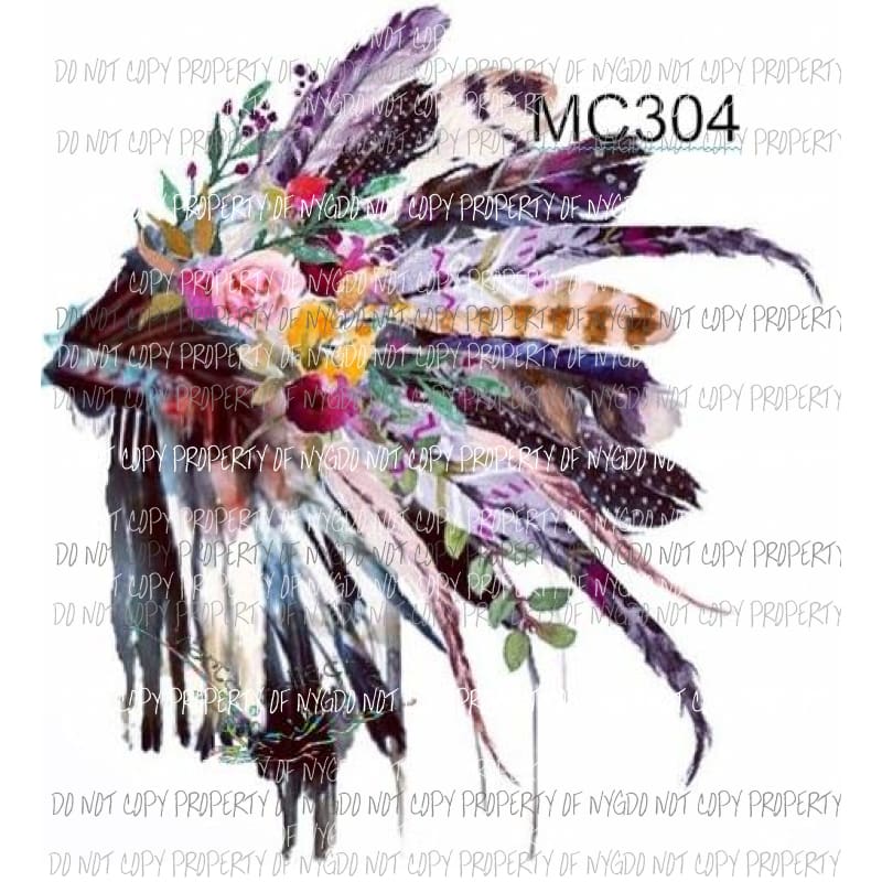Indian head dress mc304 headdress sublimation transfer Heat Transfer