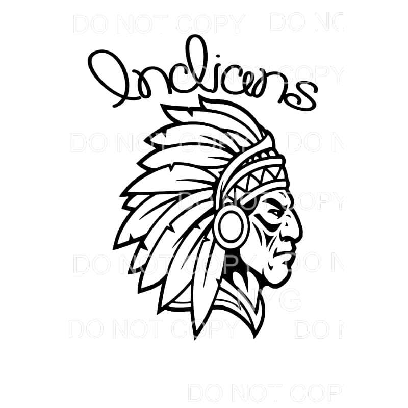 Indians #5 Sublimation transfers - Heat Transfer