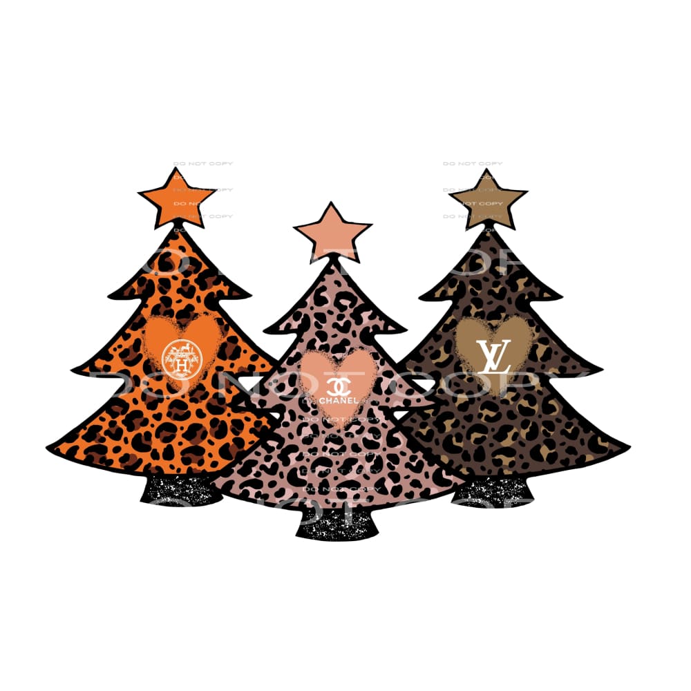 Inspired Designer Trees # 2139 Sublimation transfers - Heat 