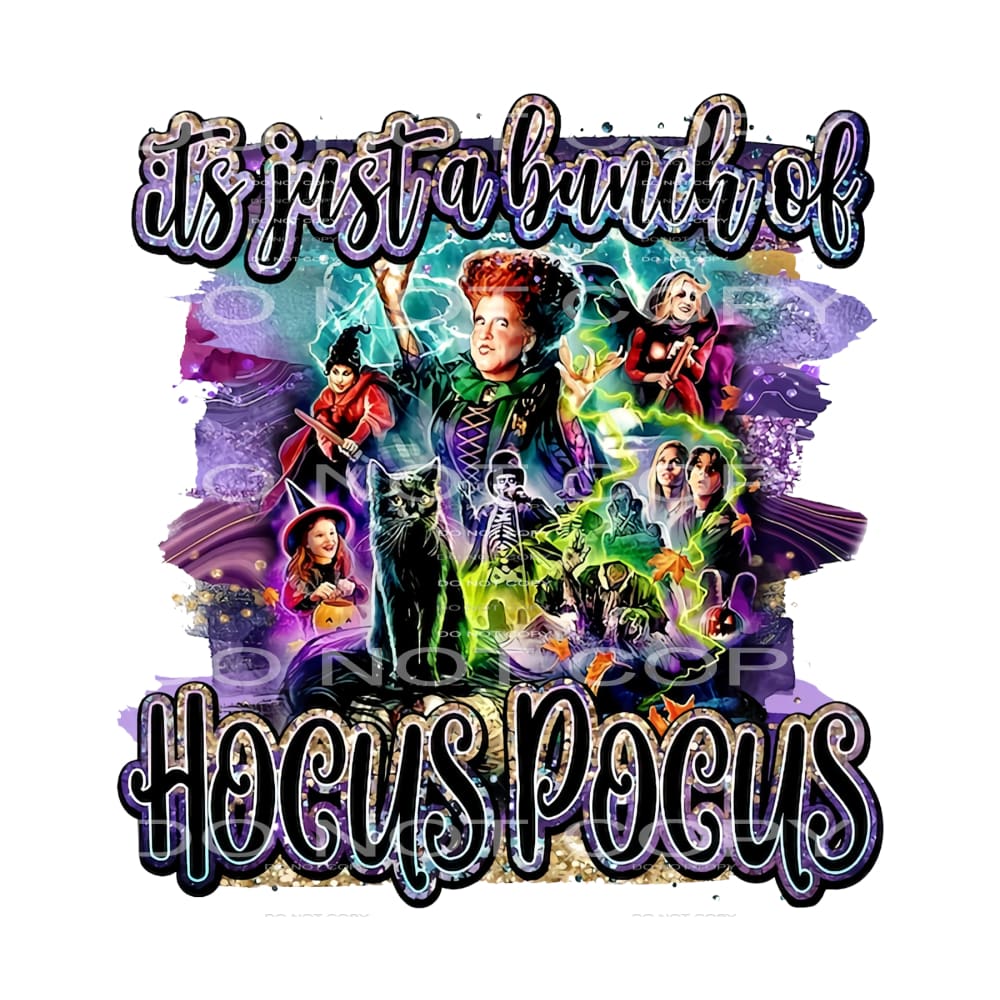 Inspired Hocus Pocus # 8788 sublimation transfers - Heat 