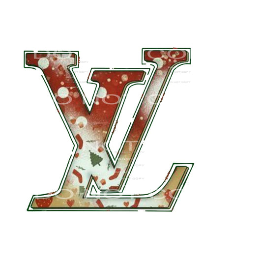 inspired LV Christmas # 2277 Sublimation transfers - Heat