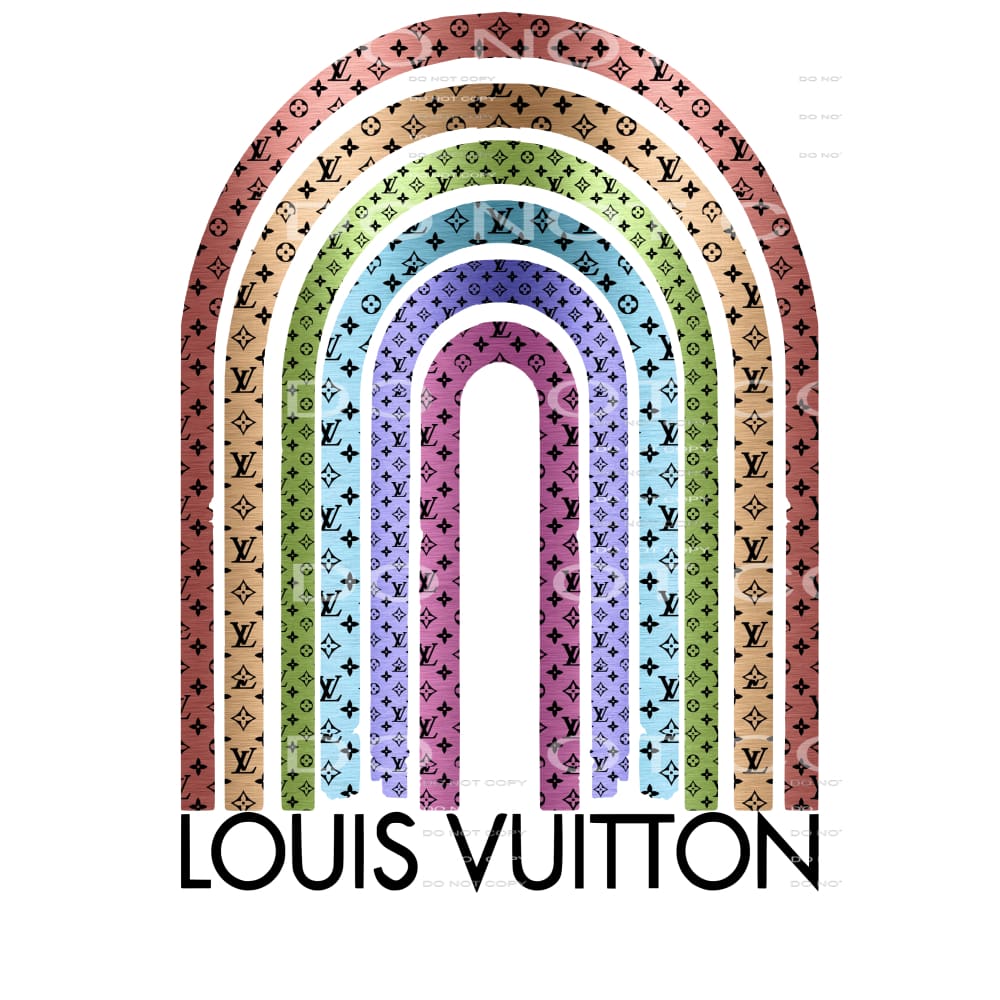 inspired LV Rainbow # 2 Sublimation transfers - Heat 