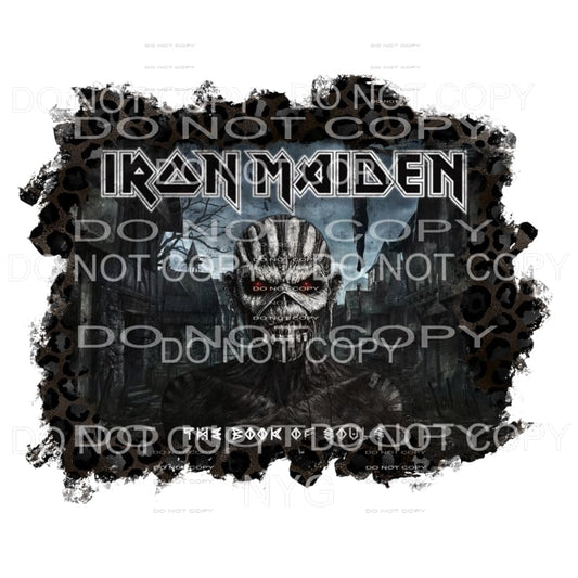 Iron Maiden The Book of Souls leopard frame Sublimation 