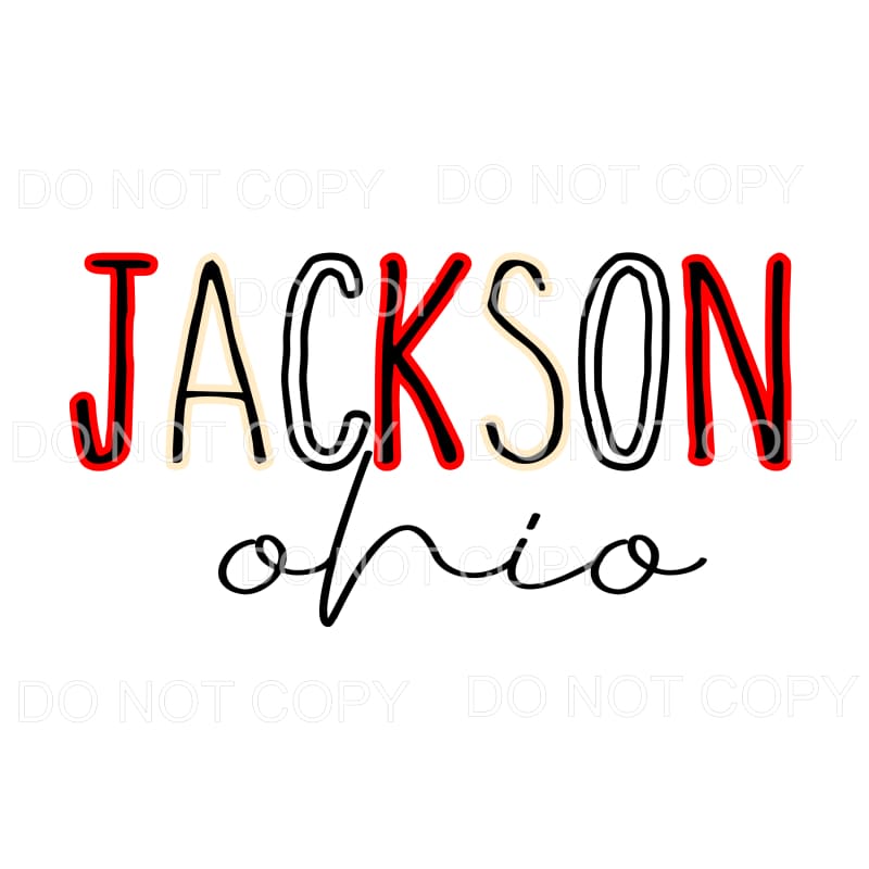 Jackson Ohio # 9359 Sublimation transfers - Heat Transfer