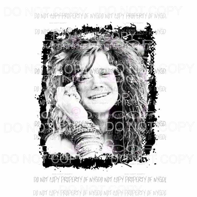 Janis Joplin #4 Sublimation transfers Heat Transfer