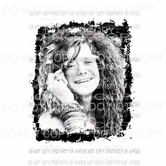 Janis Joplin #4 Sublimation transfers Heat Transfer