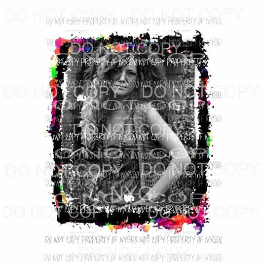Janis Joplin #6 Sublimation transfers Heat Transfer