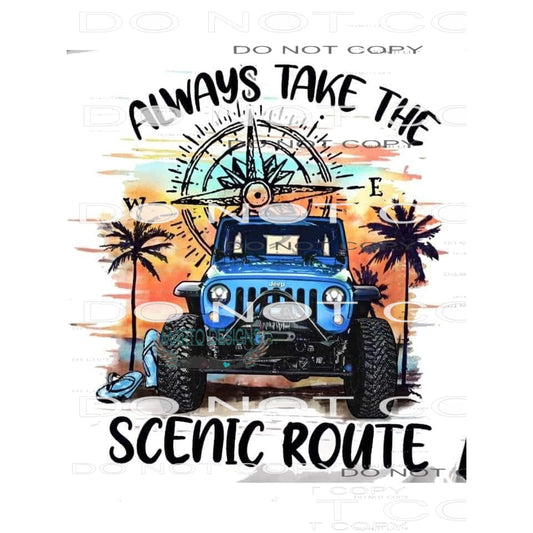 jeep # 121 Sublimation transfer - Heat Transfer Graphic Tee