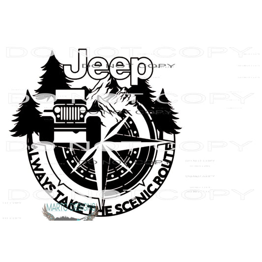 jeep # 29911 Sublimation transfers - Heat Transfer Graphic