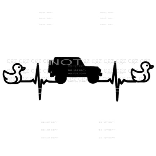 Jeep Car or Cup Decal - Heat Transfer Graphic Tee - women’s