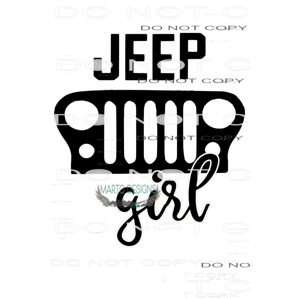 jeep girl # 123122 Sublimation transfers - Heat Transfer