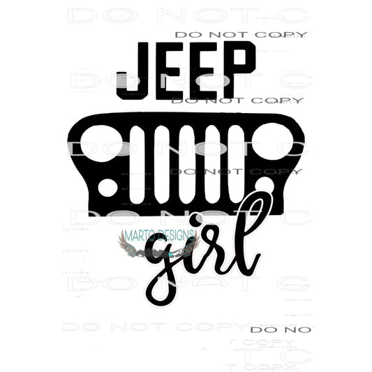 jeep girl # 123122 Sublimation transfers - Heat Transfer