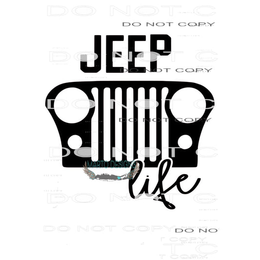 jeep life # 10034 Sublimation transfers - Heat Transfer