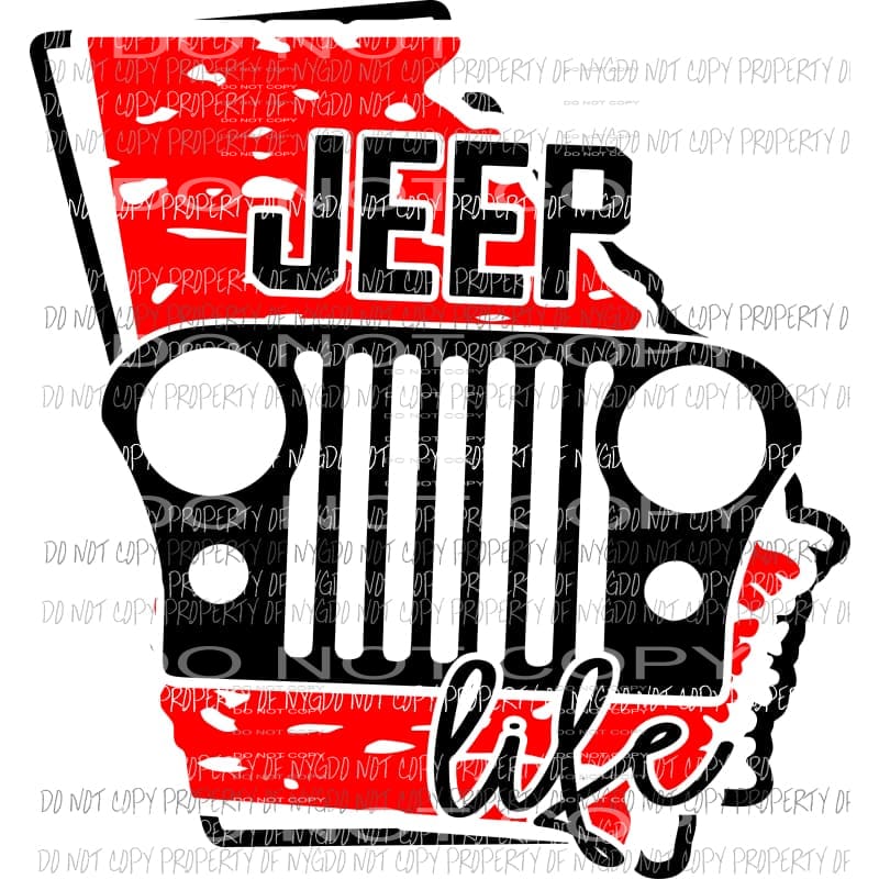 JEEP STATES All states in drop down menu sublimation transfer state Heat Transfer