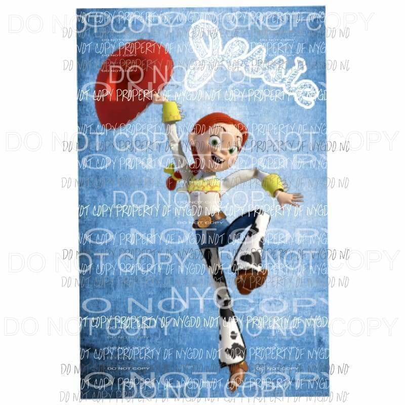 Jessie Toy Story Sublimation transfers Heat Transfer