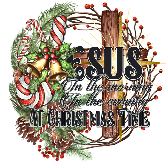 Jesus In The Morning #8535 Sublimation transfers - Heat