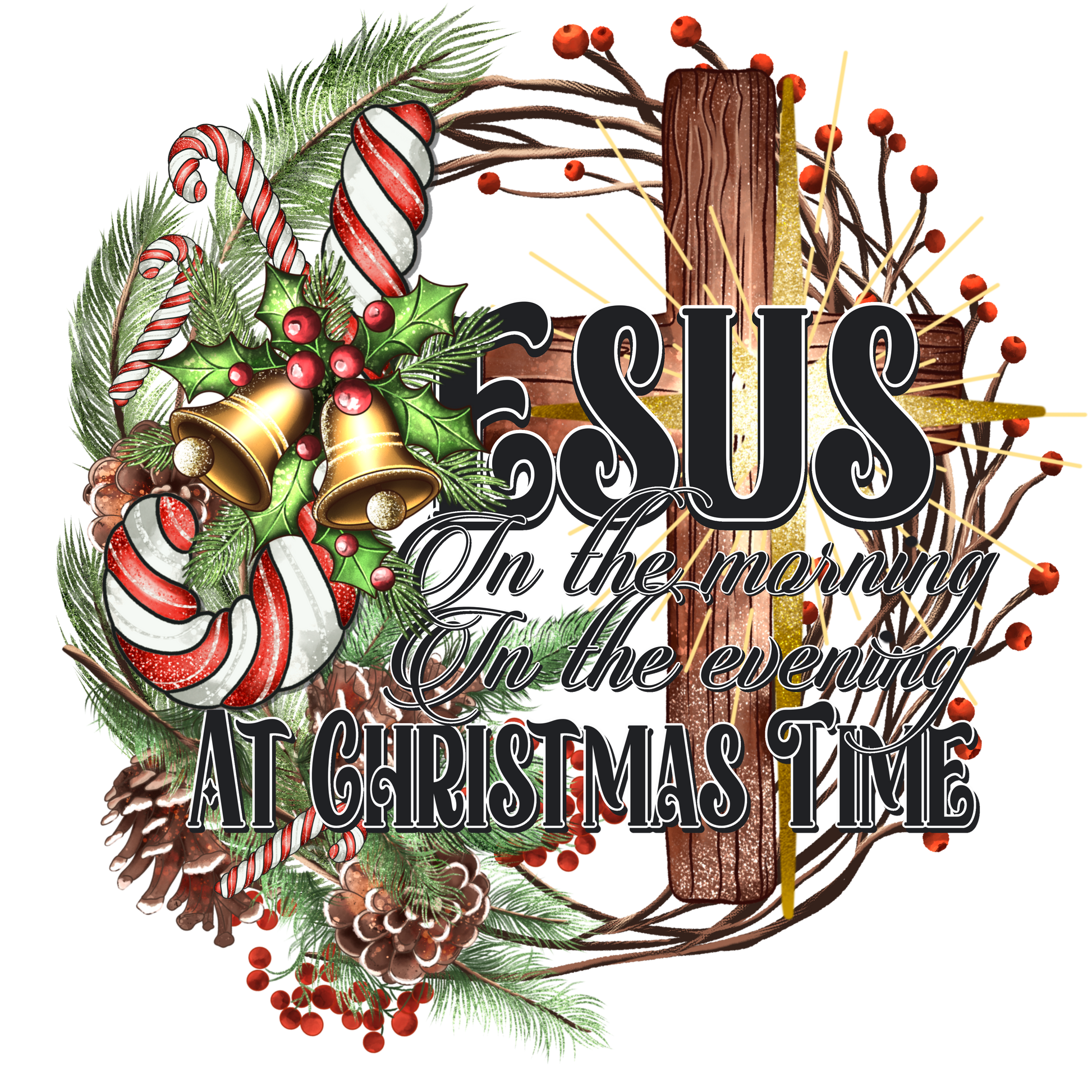 Jesus In The Morning #8537 Sublimation transfers - Heat
