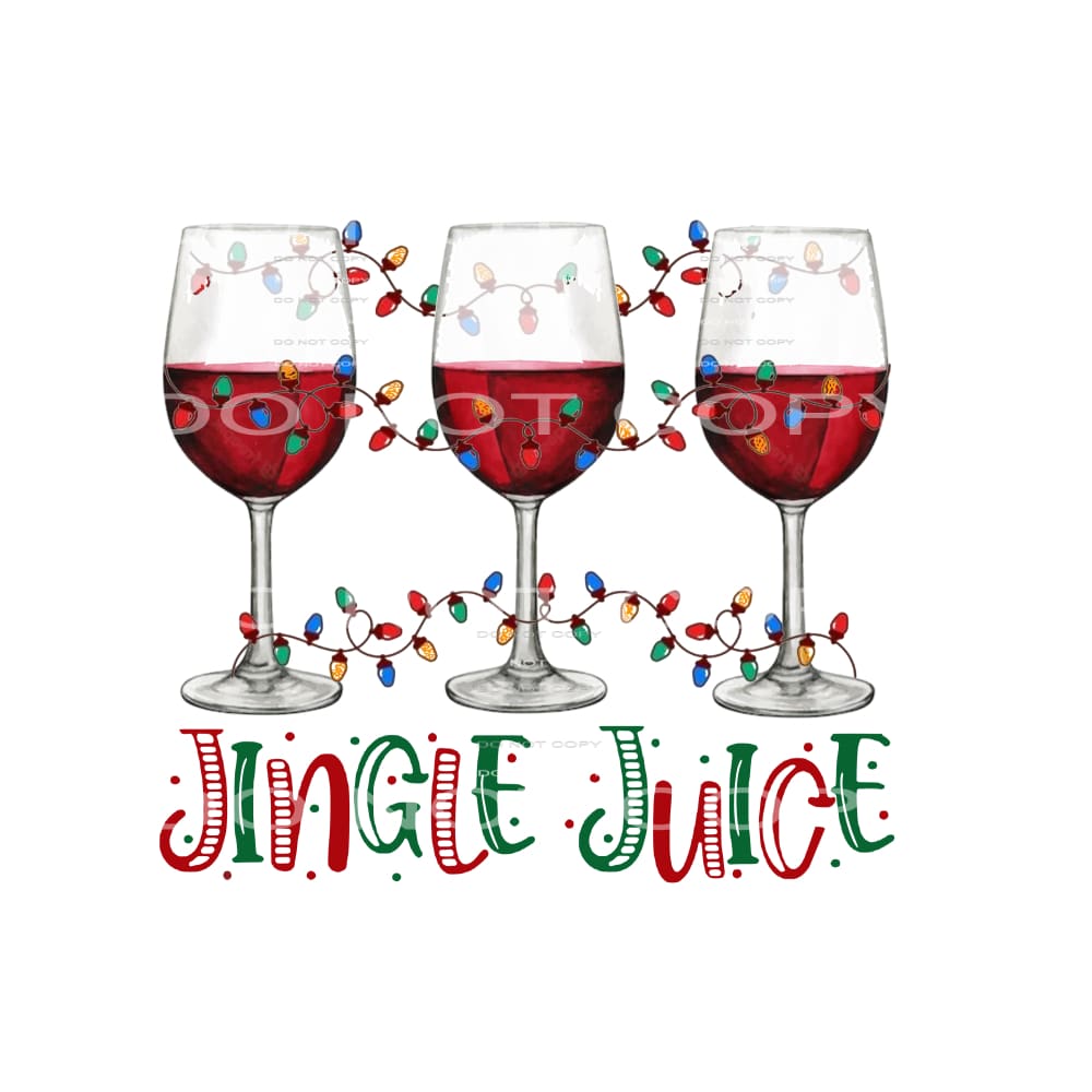 Jingle Juice Wine # 2081 Sublimation transfers - Heat 