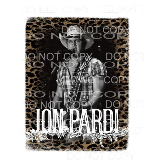 John Pardi Leopard Frame #2 Sublimation transfers - Heat 