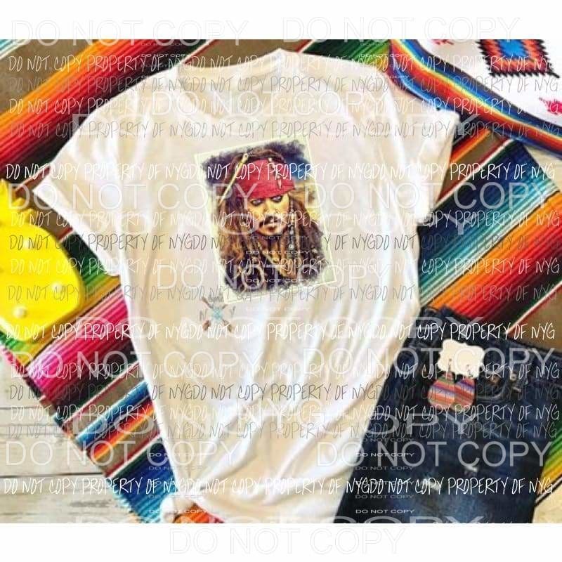 Johnny Depp sublimation transfer Heat Transfer