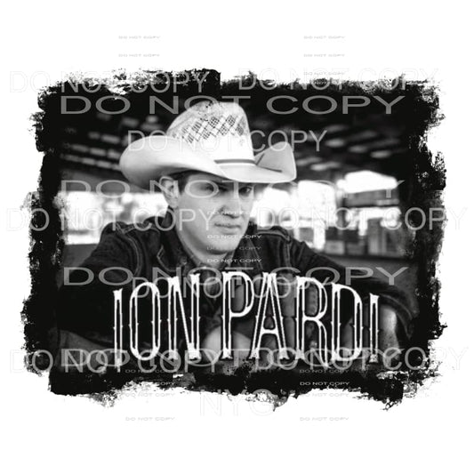 Jon Pardi #1 Sublimation transfers - Heat Transfer