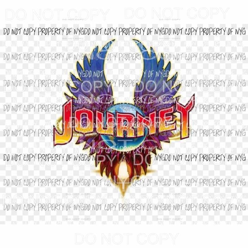 Journey #1 music band Sublimation transfers Heat Transfer