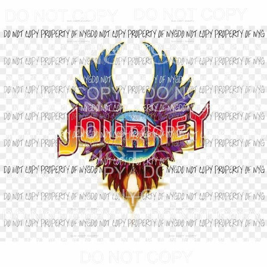 Journey #1 music band Sublimation transfers Heat Transfer