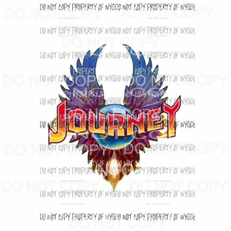 Journey Music Group 1980 s # 4 Sublimation transfers Heat Transfer
