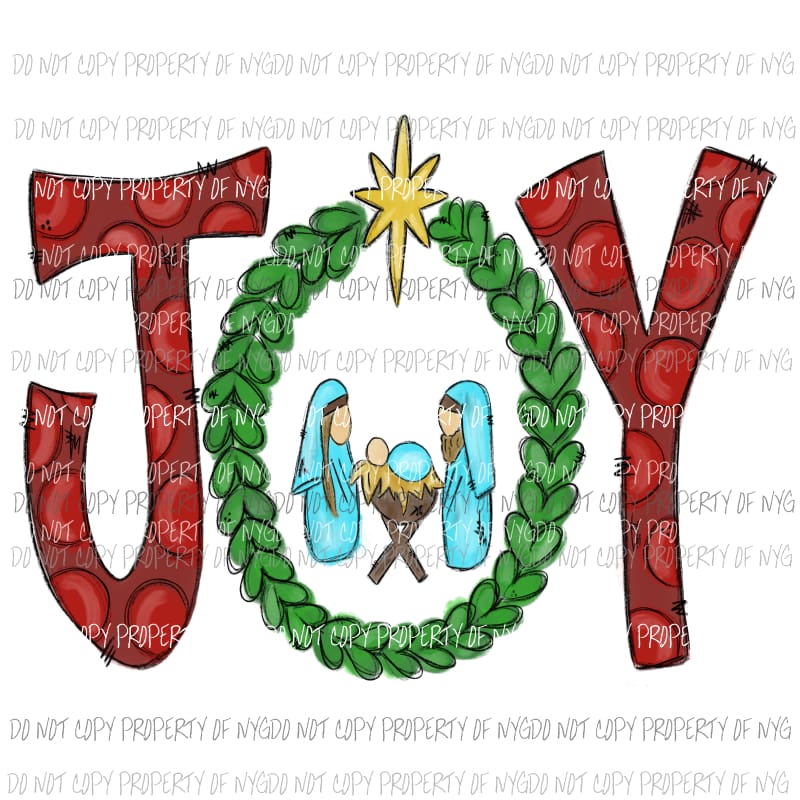 JOY Manger # 5 Sublimation transfers Heat Transfer