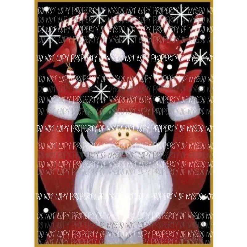 JOY Santa 2 Sublimation transfers Heat Transfer