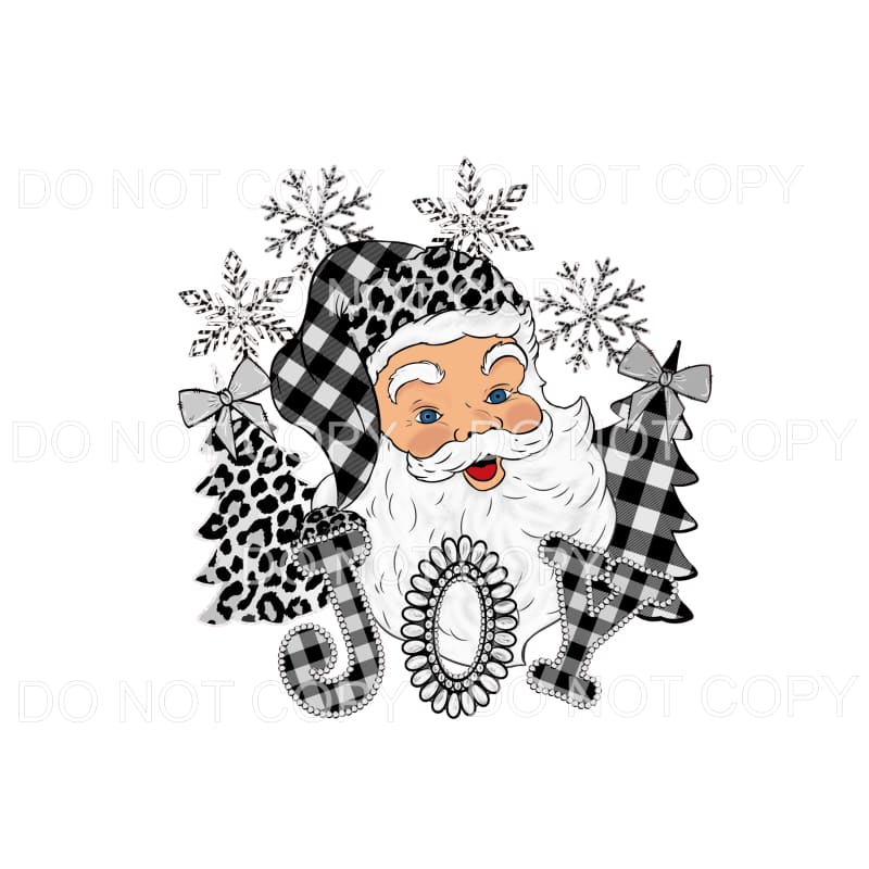 JOY SANTA # 9033 X 2 Sublimation transfers - Heat Transfer