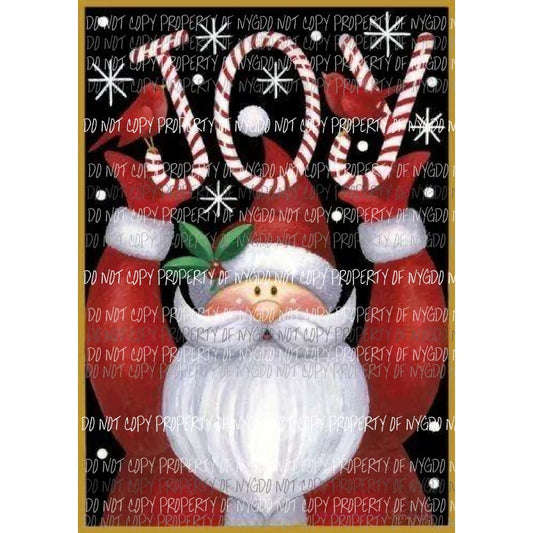 Joy Santa Sublimation transfers Heat Transfer