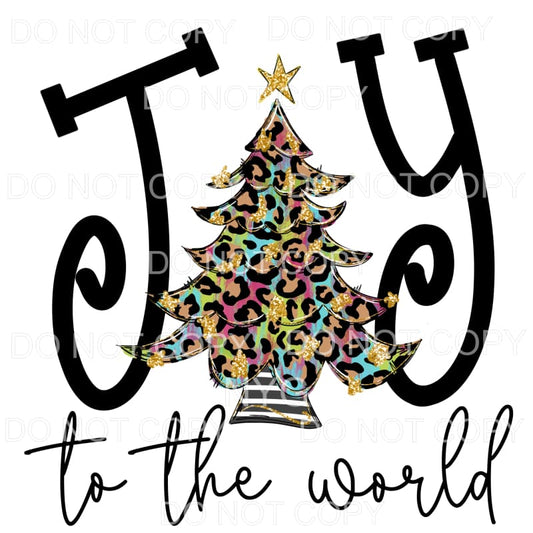 Joy To The World # 191 Sublimation transfers - Heat Transfer