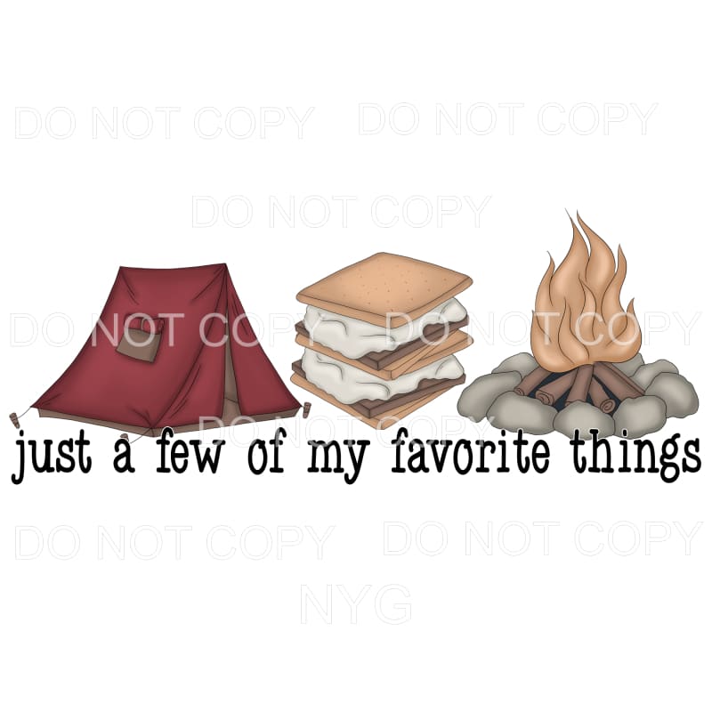 Just A Few Of My Favorite Things Camping Tent Smores 