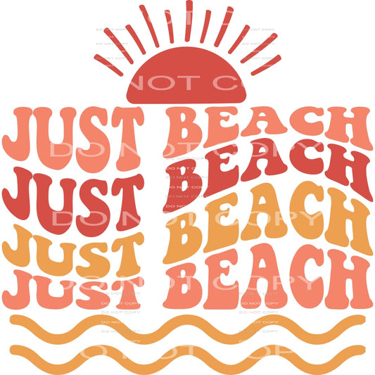 Just Beach # 220 Sublimation transfers - Heat Transfer