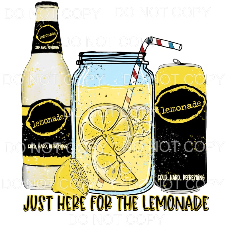 Just Here For The Lemonade Mikes Hard Lemonade Bottle Drink 