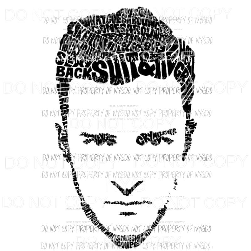 Justin Timberlake lyrics Sublimation transfers Heat Transfer
