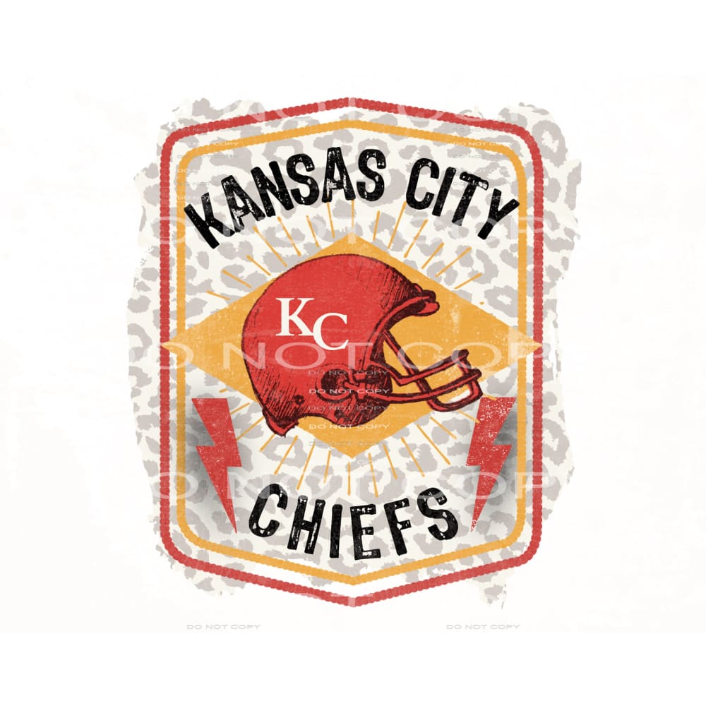 Kansas City Chief’s #4418 Sublimation transfers - Heat