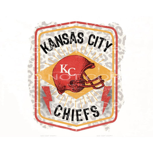Kansas City Chief’s #4418 Sublimation transfers - Heat