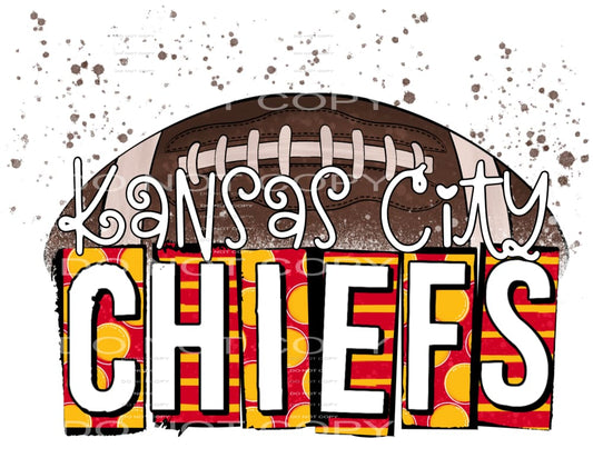 Kansas City chiefs # 7748 Sublimation transfers - Heat 