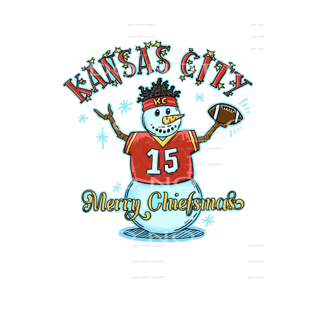 Kansas city Christmas # 2012 Sublimation transfers - Heat 