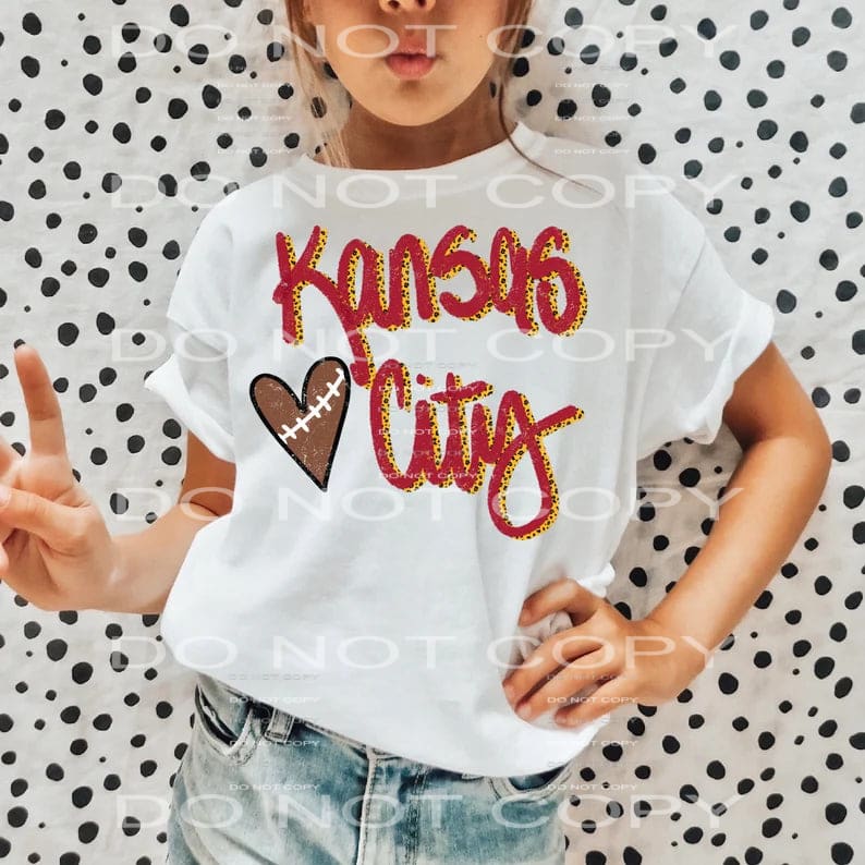 KC Chiefs # 8066 Sublimation transfers - Heat Transfer