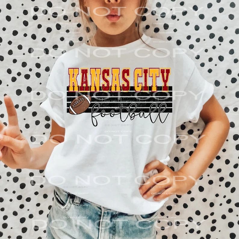 KC Chiefs # 8067 Sublimation transfers - Heat Transfer