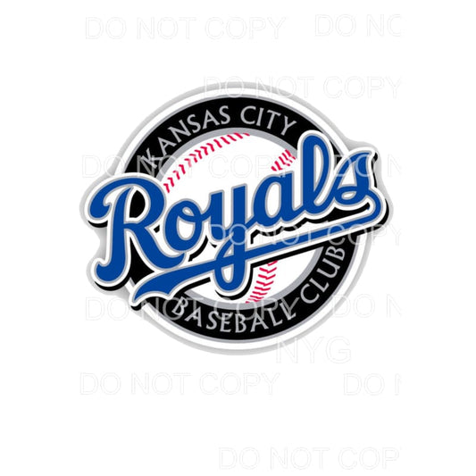 KC Royals Baseball # 8 Sublimation transfers - Heat Transfer
