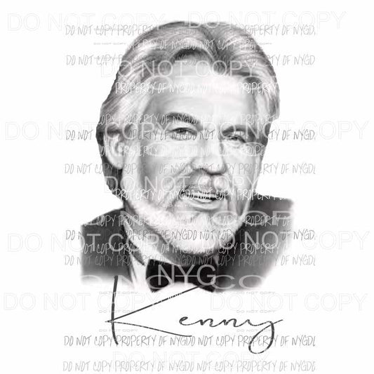 Kenny Rogers # 1 Country Sublimation transfers Heat Transfer