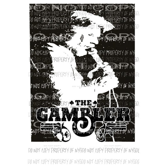 Kenny Rogers # 5 Country Sublimation transfers Heat Transfer