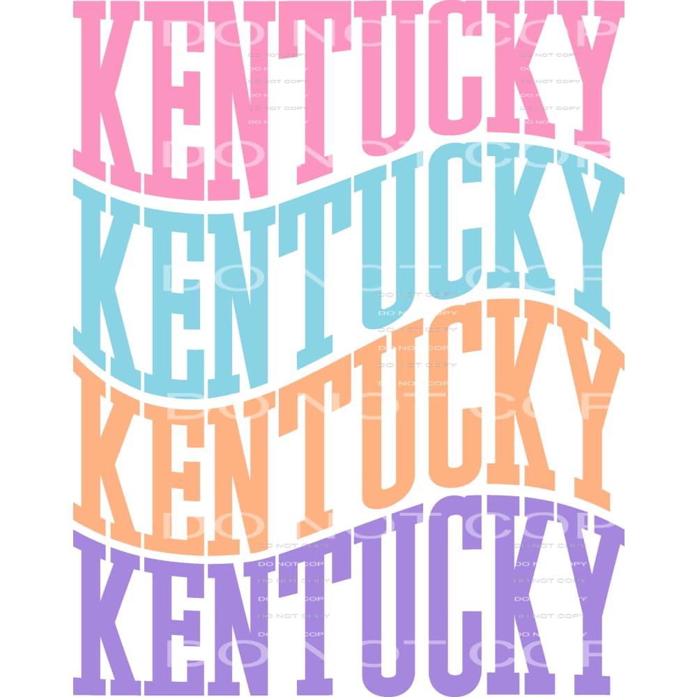 Kentucky #7266 Sublimation transfers - Heat Transfer