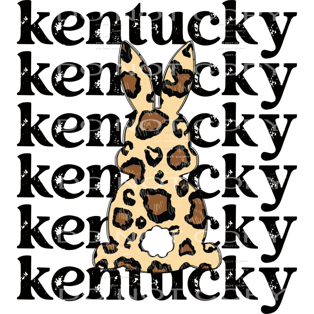Kentucky bunny #7265 Sublimation transfers - Heat Transfer