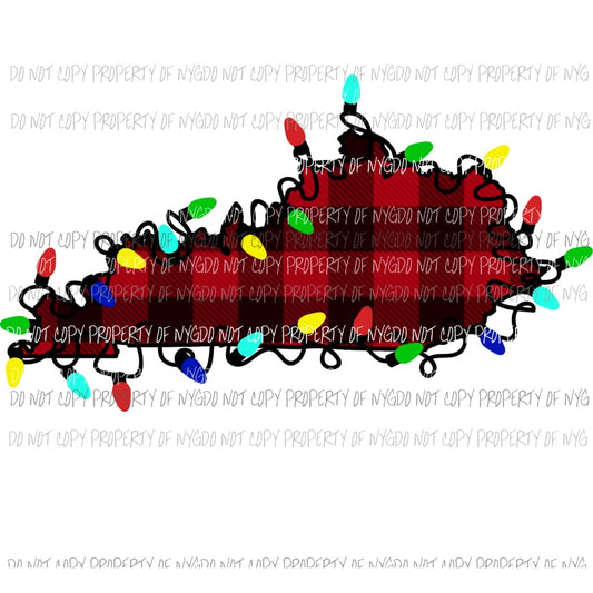 kentucky plaid lights sublimation transfers Heat Transfer